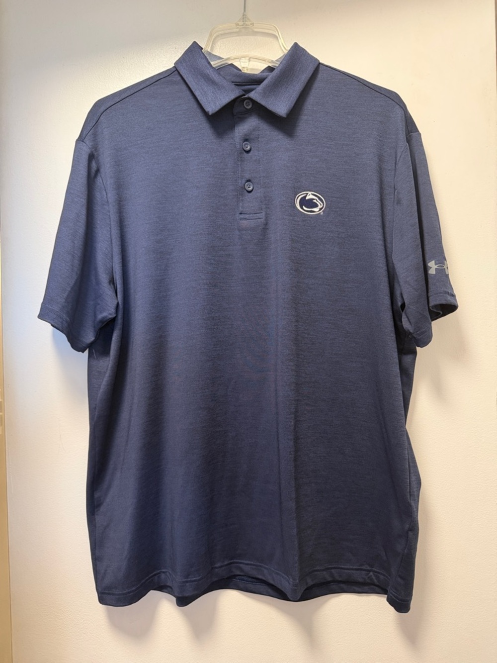 Penn State Nittany Lions Golf Performance Polo Under Armour Men's Large Navy